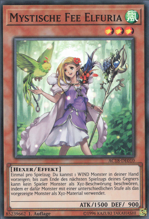 Mystische Fee Elfuria AC18-DE010 Super Rare