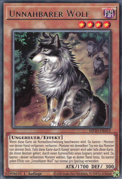 Unnahbarer Wolf MP20-DE015 Rare
