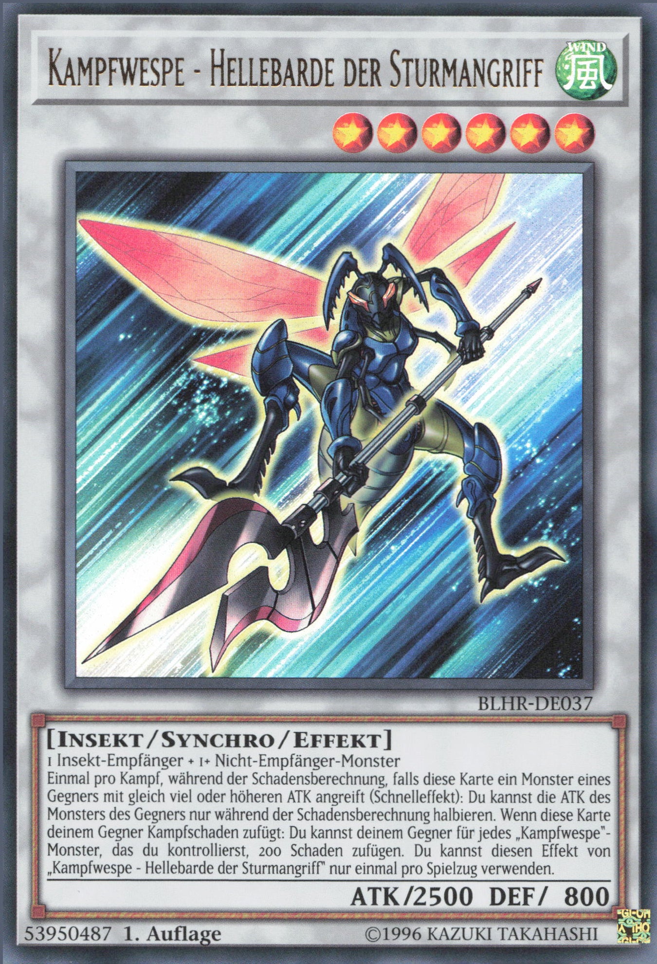 Yu-Gi-Oh! Kampfwespe - Hellebarde der Sturmangriff