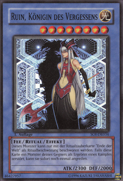 Ruin, Königin des Vergessens (V.1) SOI-DE034 Super Rare