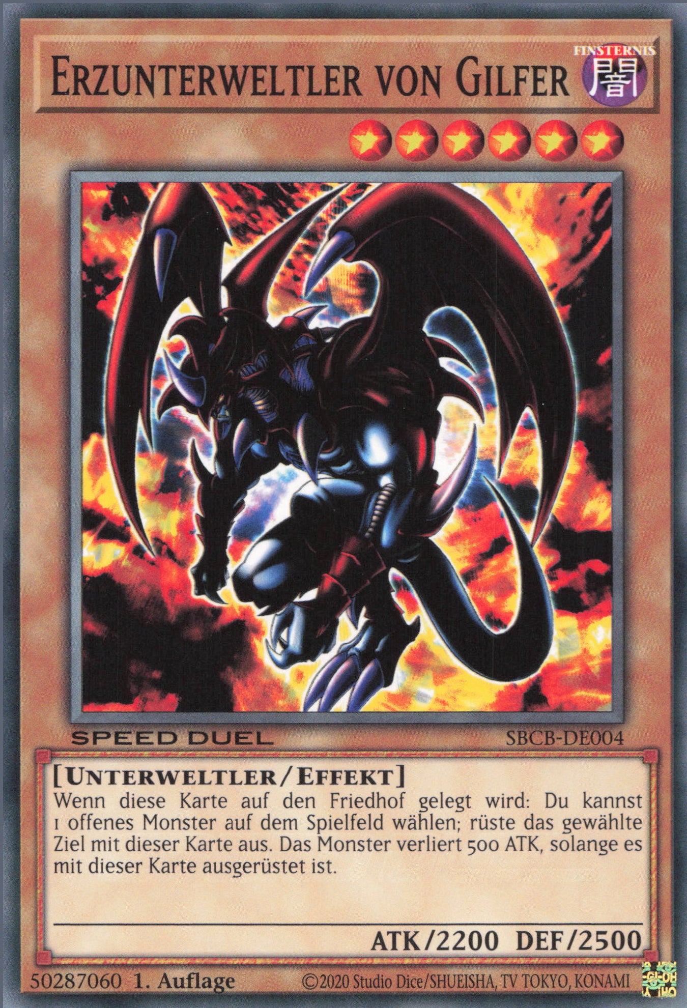 Yu-Gi-Oh! Erzunterweltler von Gilfer