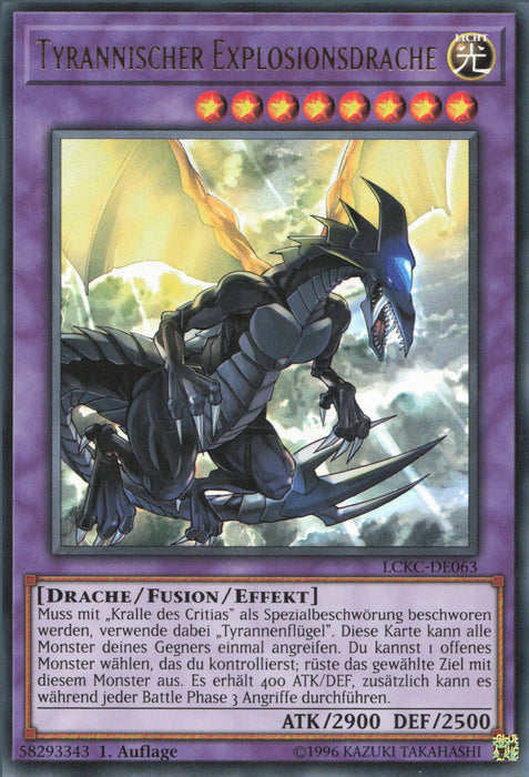 Tyrannischer Explosionsdrache LCKC-DE063 Ultra Rare