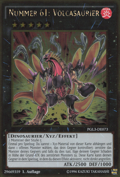 Nummer 61: Volcasaurier PGL3-DE073 Gold Rare