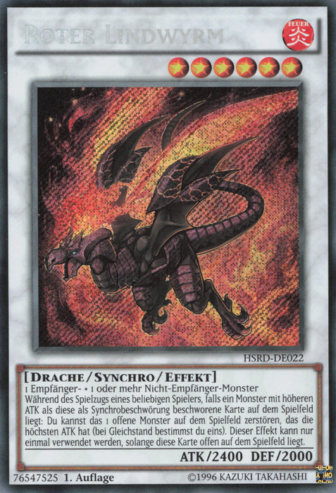 Roter Wyrm HSRD-DE022 Secret Rare