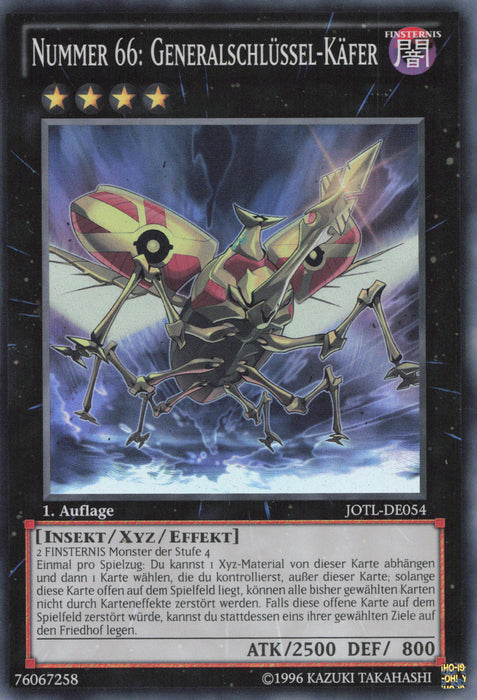 Nummer 66: Generalschlüssel-Käfer JOTL-DE054 Super Rare