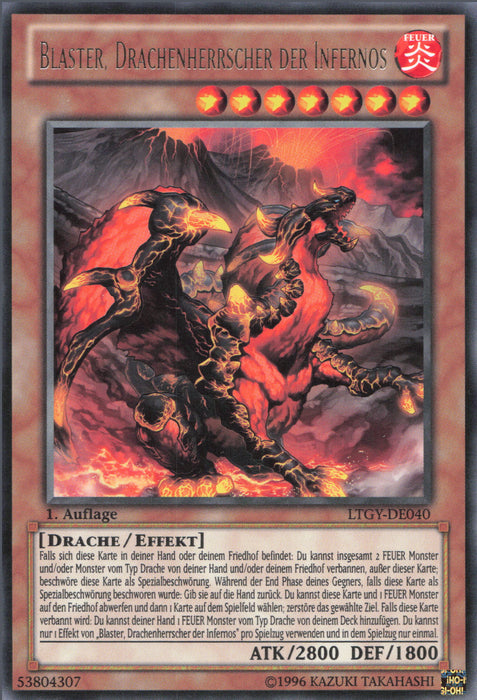 Blaster, Drachenherrscher der Infernos LTGY-DE040 Rare