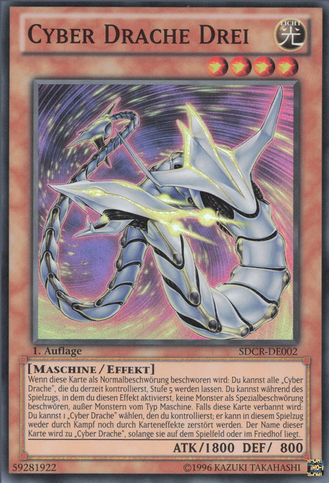 Cyber Drache Drei SDCR-DE002 Super Rare