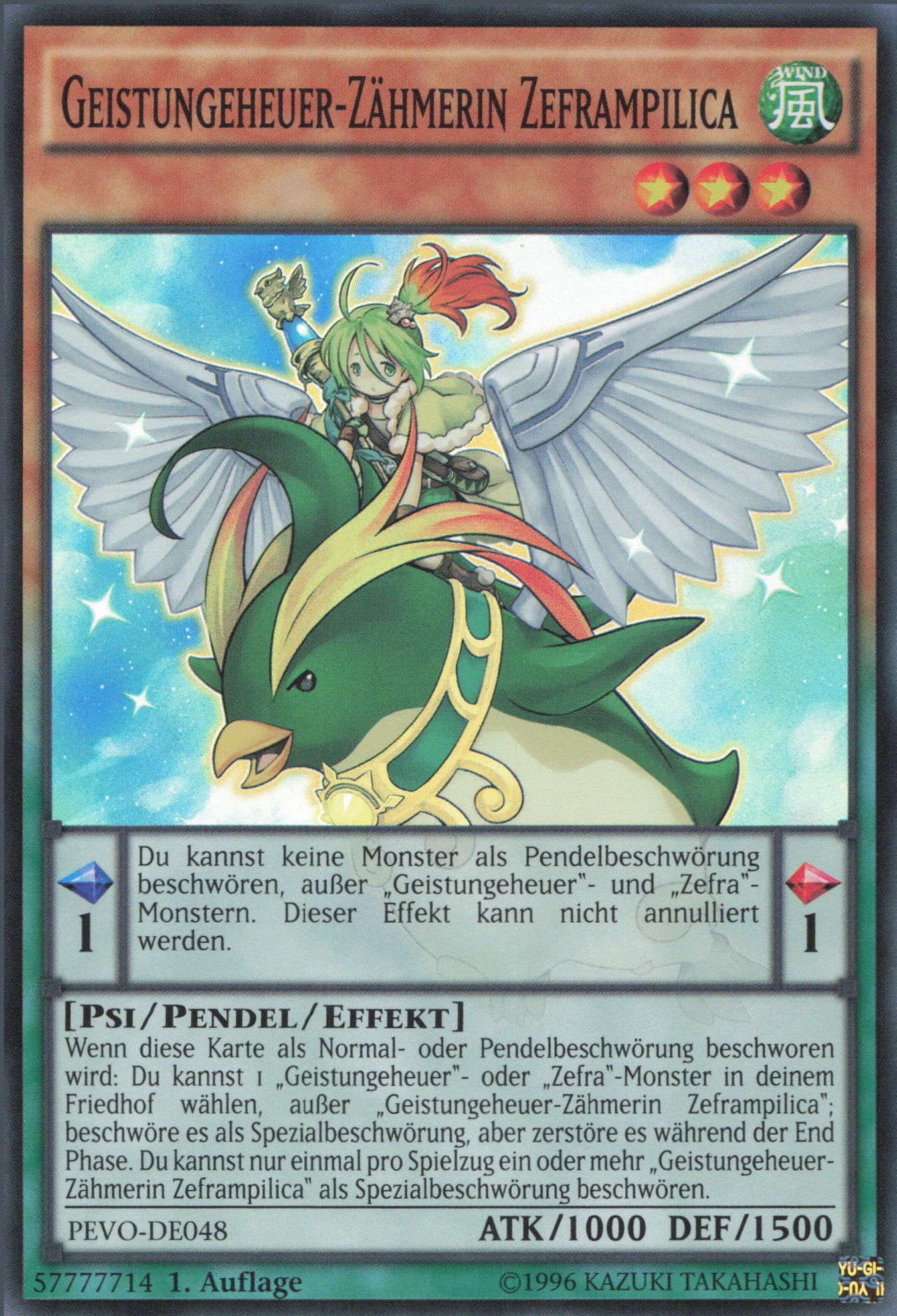 Yu-Gi-Oh! Geistungeheuer-Zähmerin Zeframpilica