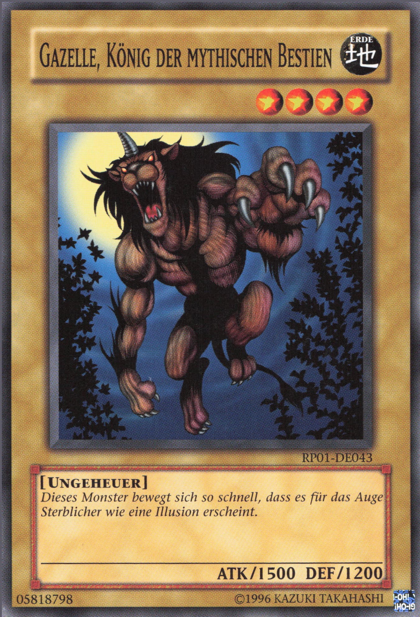 Yu-Gi-Oh! Gazelle, König der mythischen Bestien