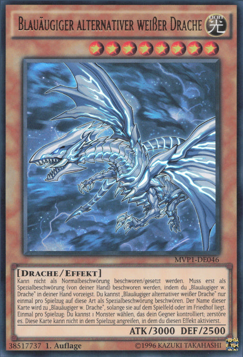 Blauäugiger alternativer weißer Drache (V.1) MVP1-DE046 Ultra Rare