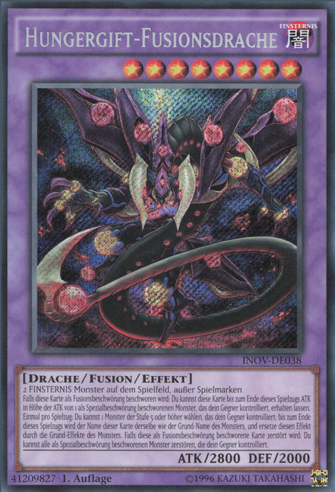 Hungergift-Fusionsdrache INOV-DE038 Secret Rare