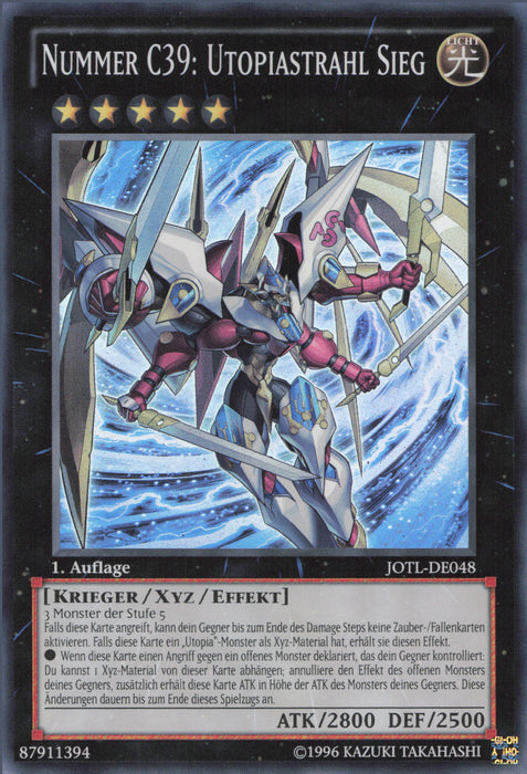 Nummer C39: Utopiastrahl Sieg (V.1) JOTL-DE048 Super Rare