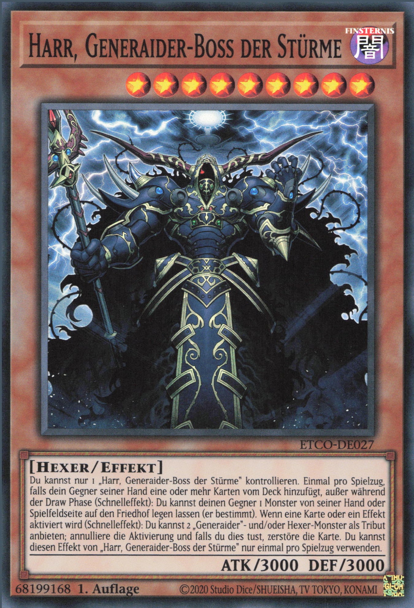 Yu-Gi-Oh! Harr, Generaider-Boss der Stürme