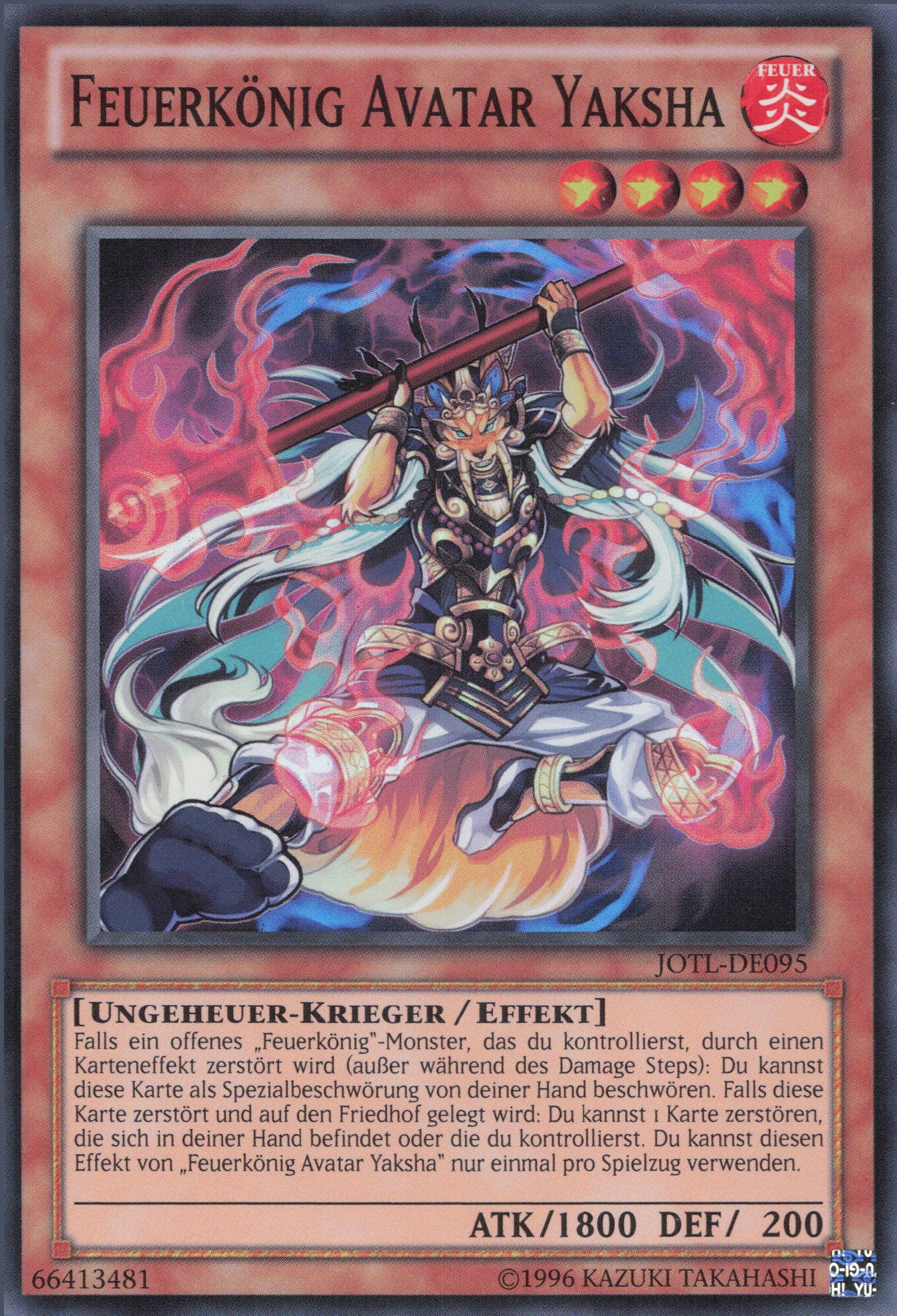Yu-Gi-Oh! Feuerkönig Avatar Yaksha