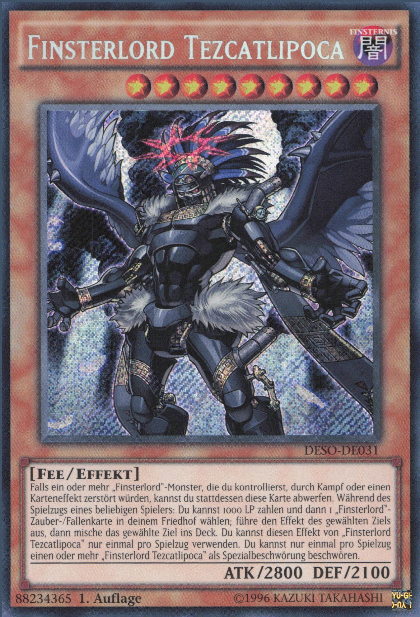Yu-Gi-Oh! Finsterlord Tezcatlipoca