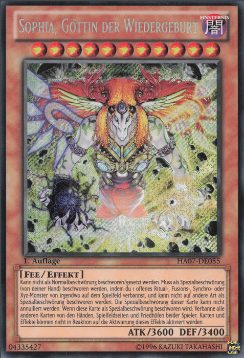 Sophia, Göttin der Wiedergeburt HA07-DE055 Secret Rare