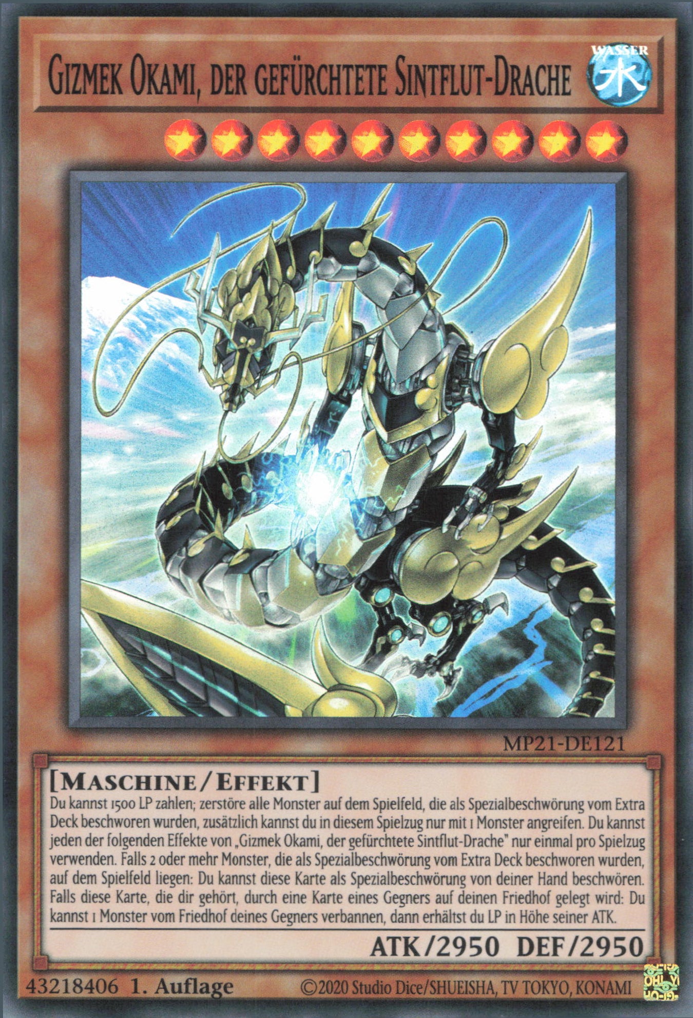 Yu-Gi-Oh! Gizmek Okami, der gefürchtete Sintflut-Drache
