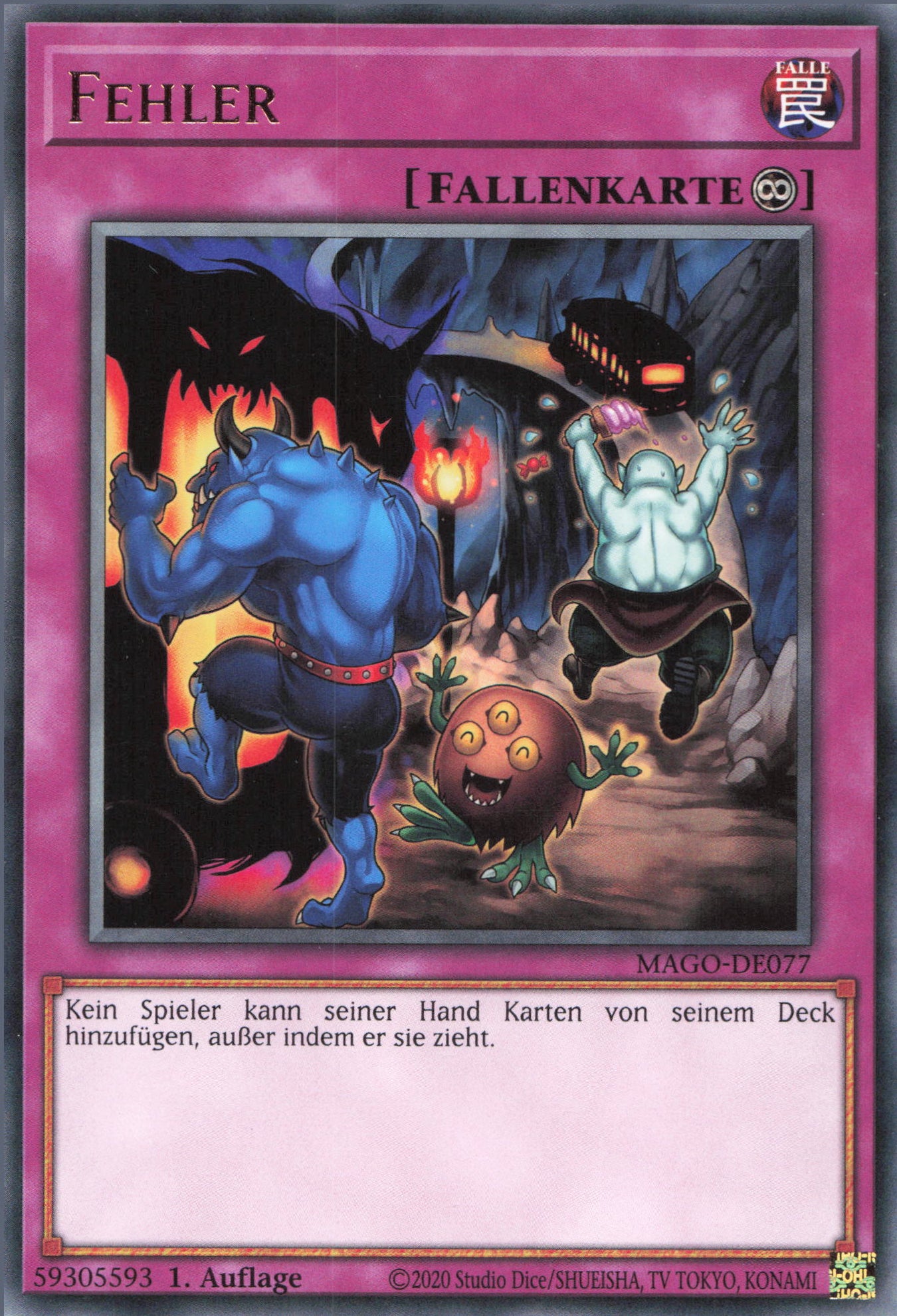 Yu-Gi-Oh! Fehler