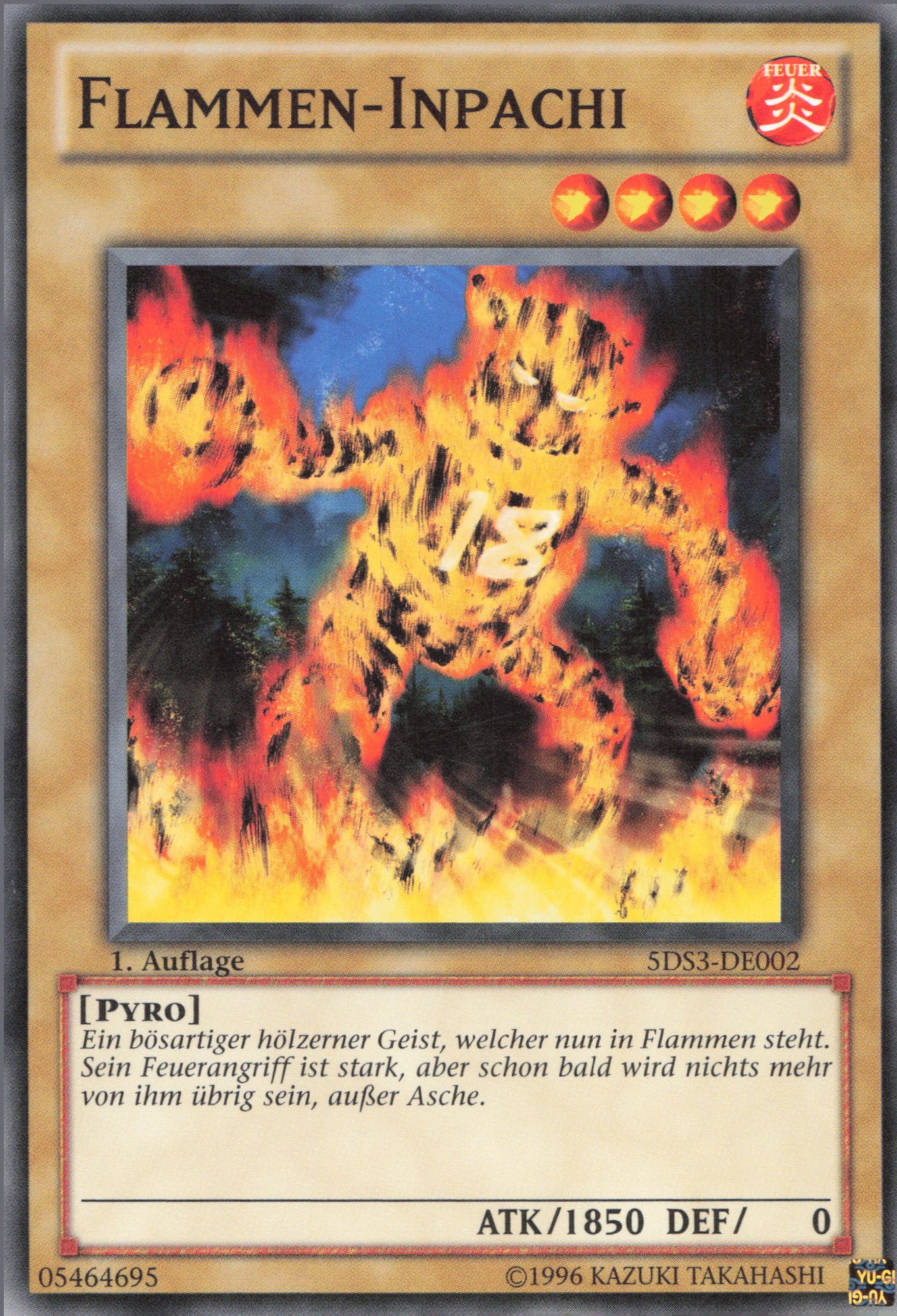 Yugioh Flammen-Inpachi 5DS3-DE002 Common Deutsch kaufen — ReCollectibles