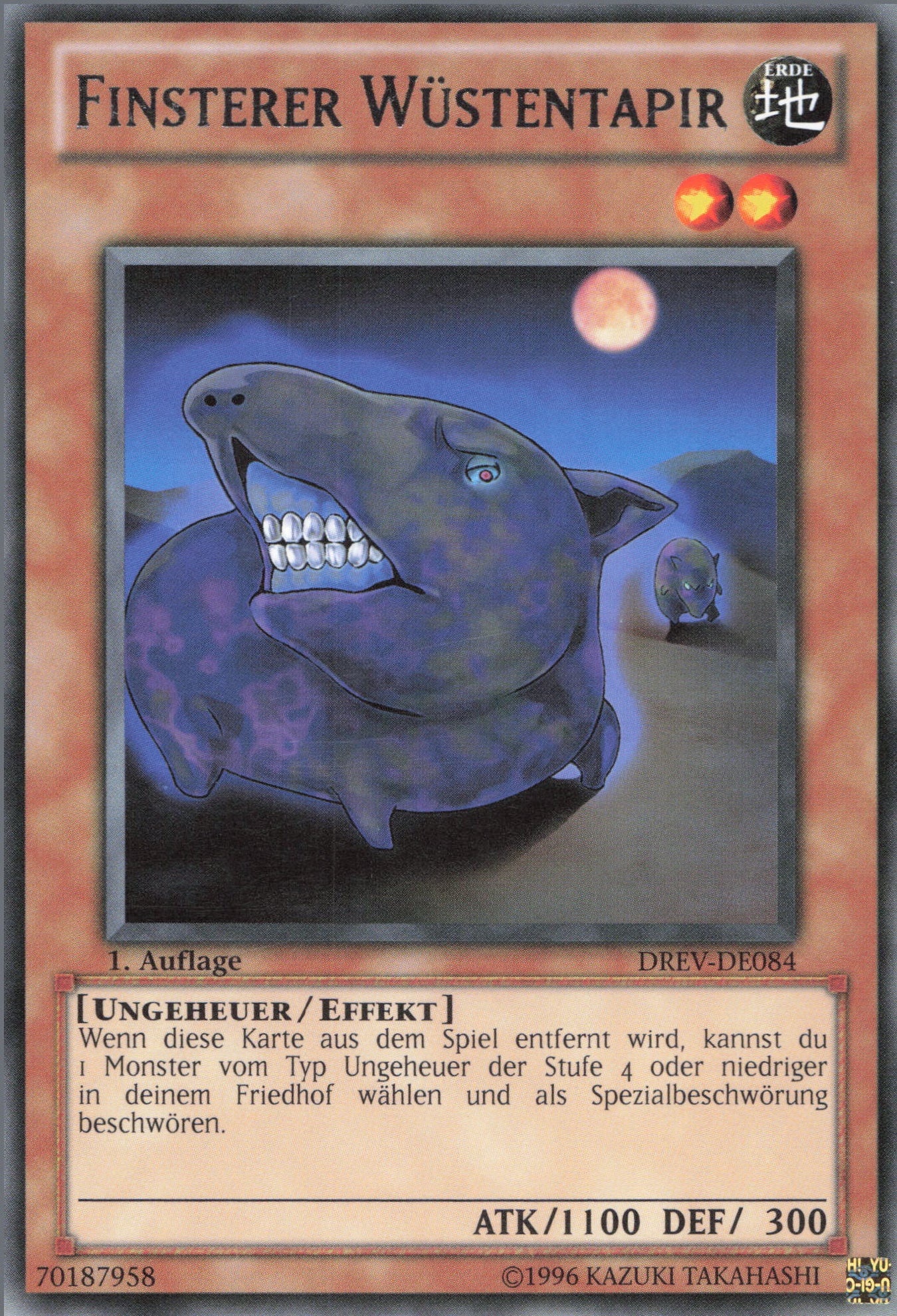 Yu-Gi-Oh! Finsterer Wüstentapir