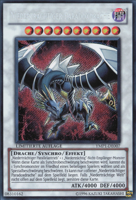 Niederträchtiger Paradoxdrache YMP1-DE007 Secret Rare