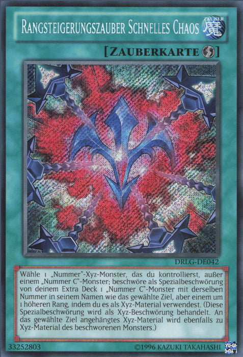 Rangsteigerungszauber Schnelles Chaos DRLG-DE042 Secret Rare