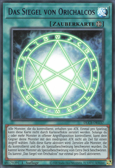 Das Siegel von Orichalcos (V.4) DLCS-DE137 Ultra Rare