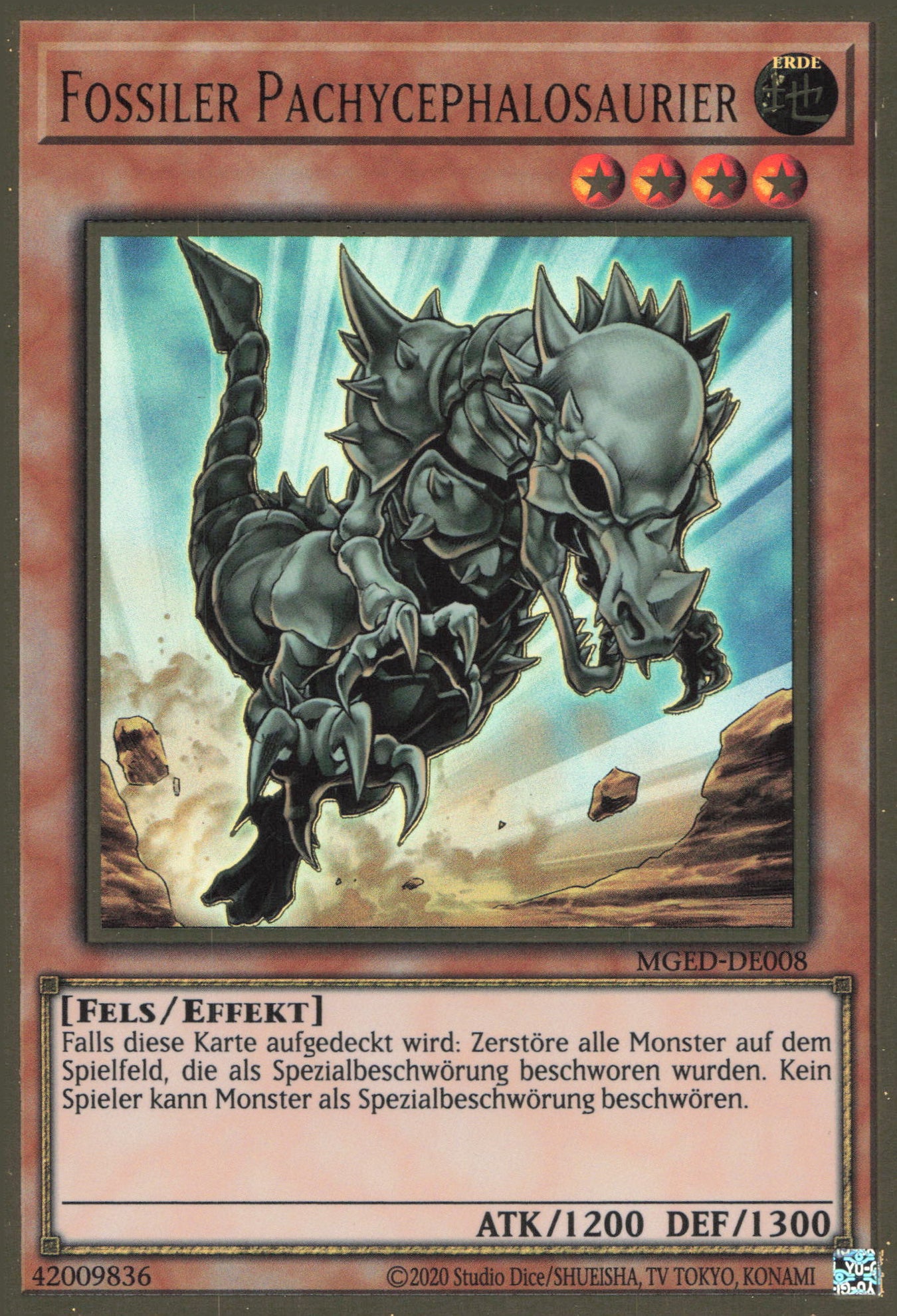 Yu-Gi-Oh! Fossiler Pachycephalosaurier