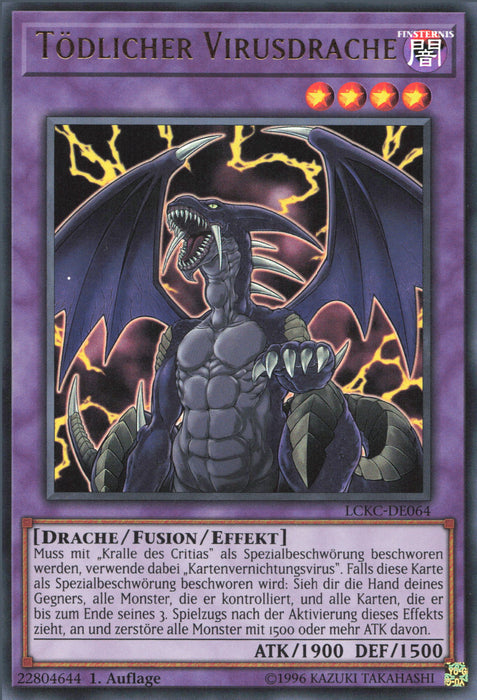 Tödlicher Virusdrache LCKC-DE064 Ultra Rare