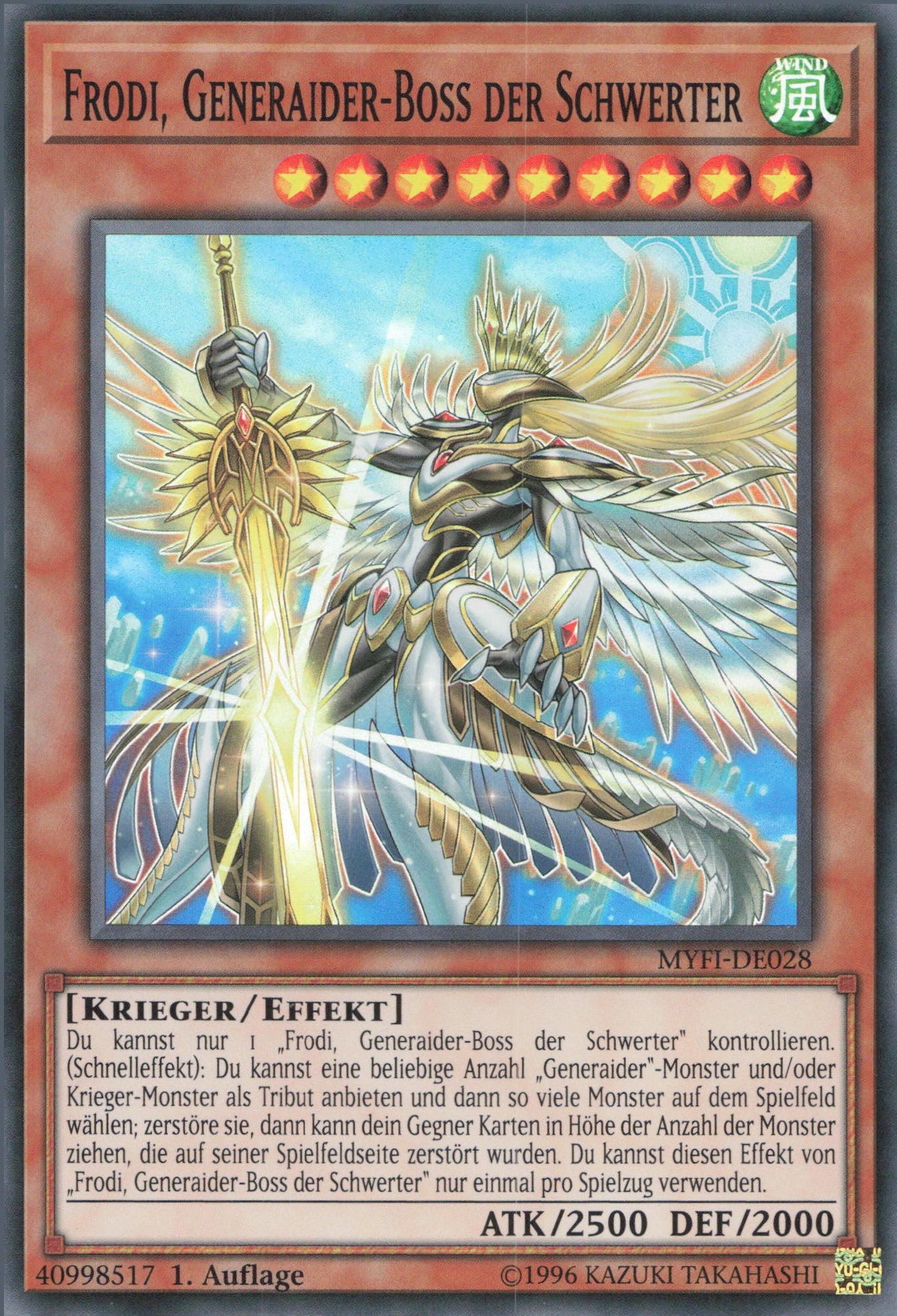 Yu-Gi-Oh! Frodi, Generaider-Boss der Schwerter