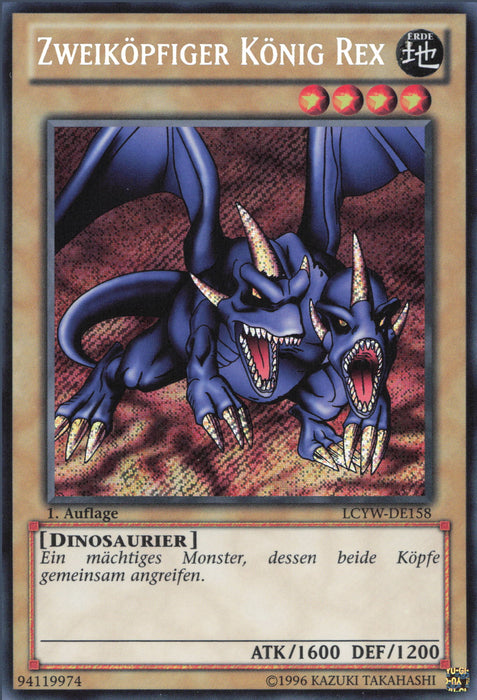 Zweiköpfiger König Rex LCYW-DE158 Secret Rare