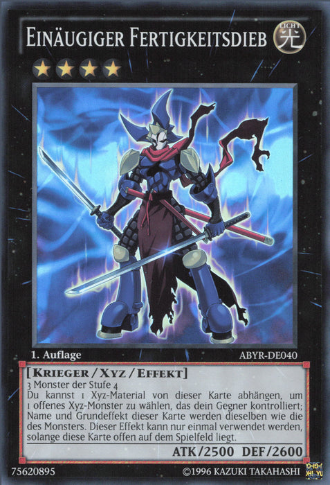 Einäugiger Fertigkeitsdieb ABYR-DE040 Super Rare