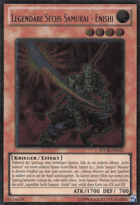 Legendäre sechs Samurai - Enishi (V.2) STOR-DE021 Ultimate Rare