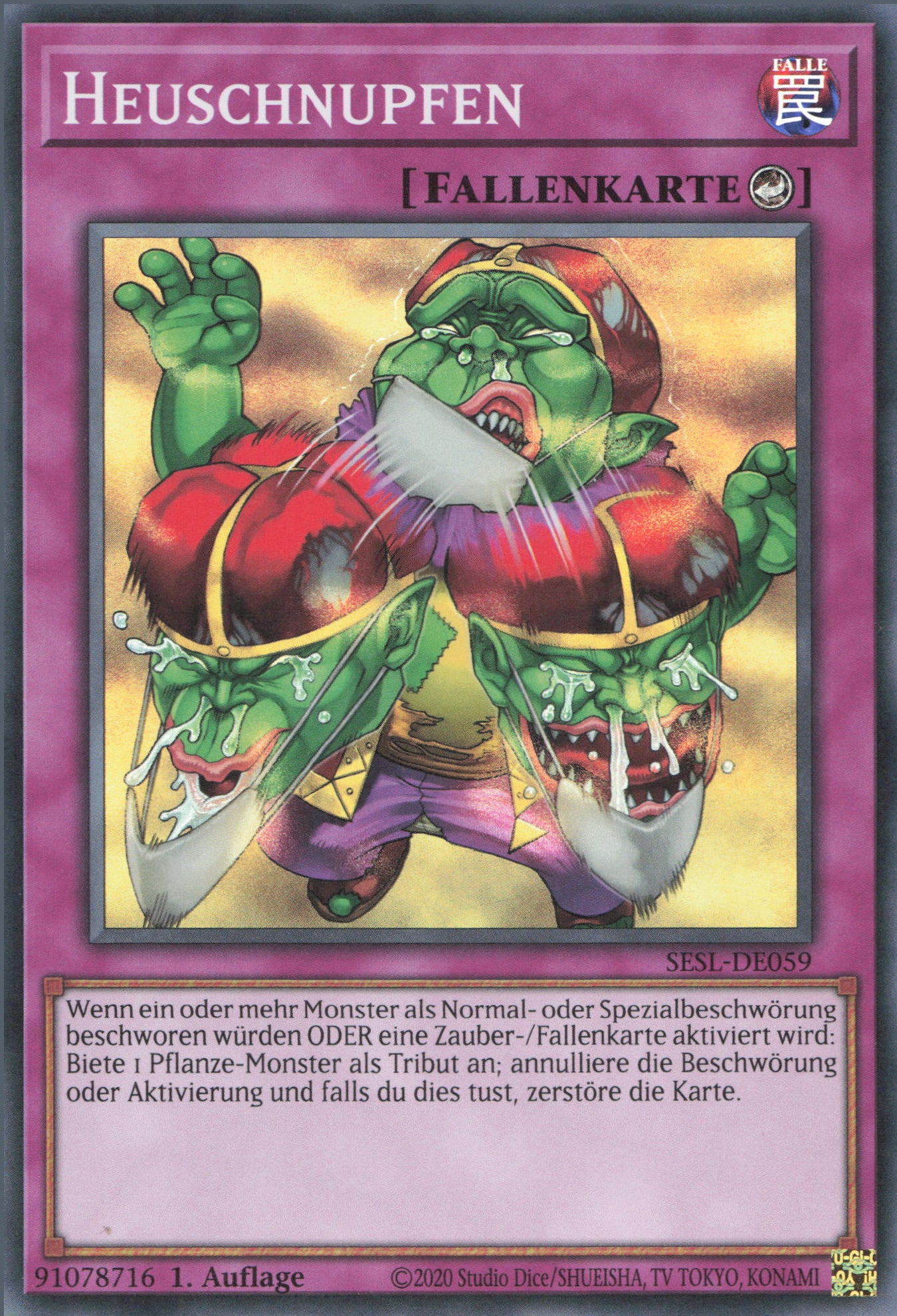 Yu-Gi-Oh! Heuschnupfen