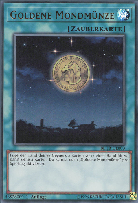 Goldene Mondmünze BLHR-DE003 Ultra Rare