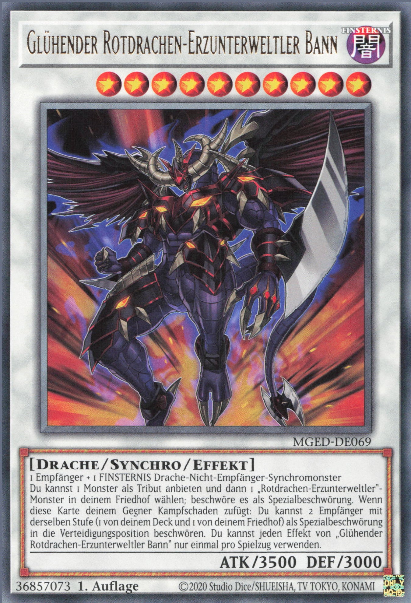 Yu-Gi-Oh! Glühender Rotdrachen-Erzunterweltler Bann