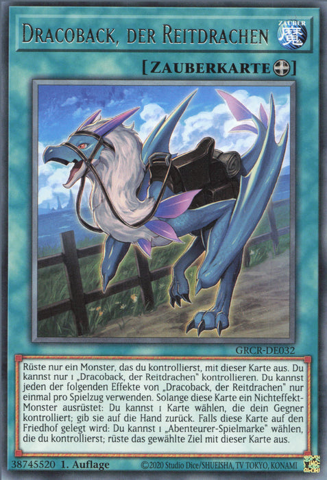 Dracoback, der Reitdrachen GRCR-DE032 Rare