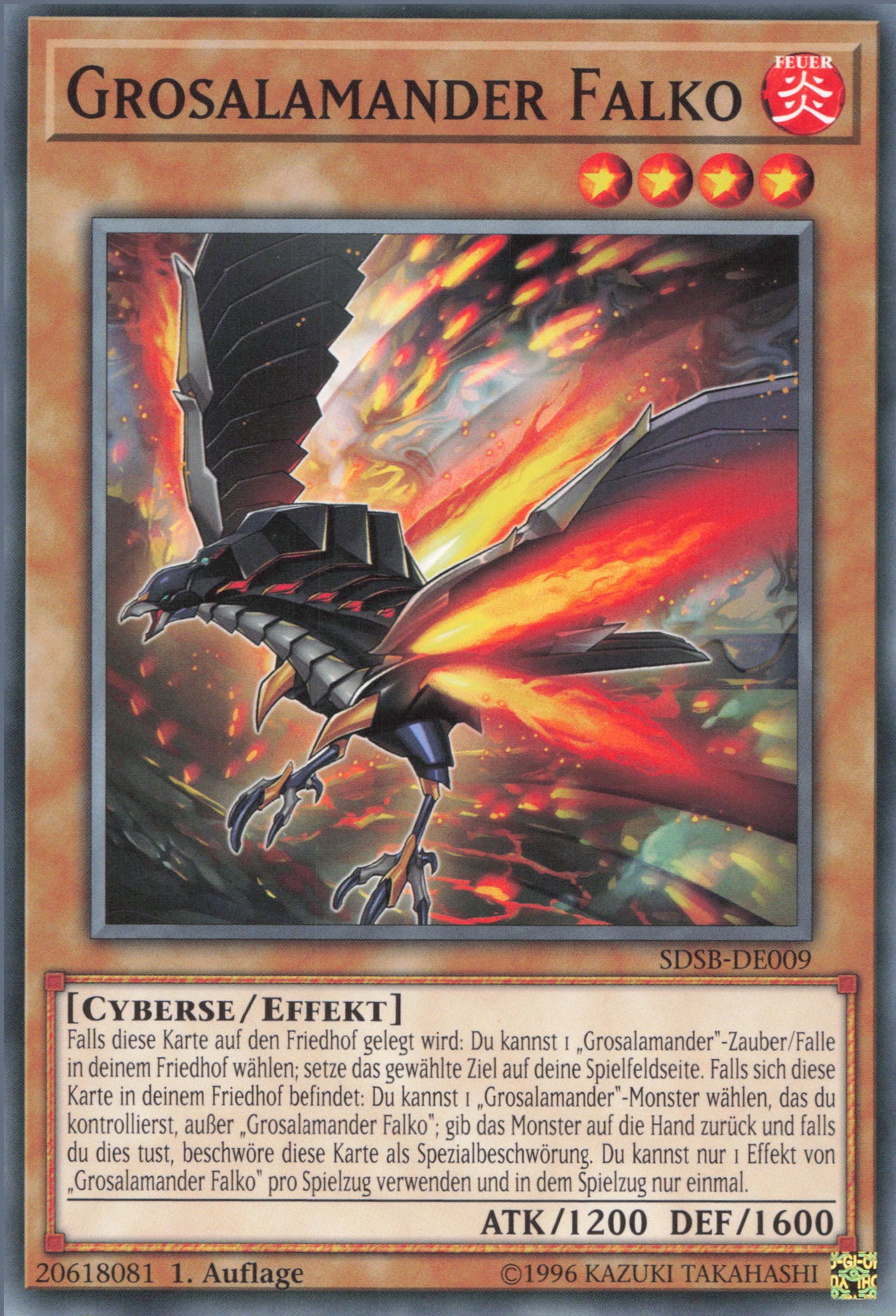 Yu-Gi-Oh! Grosalamander Falko