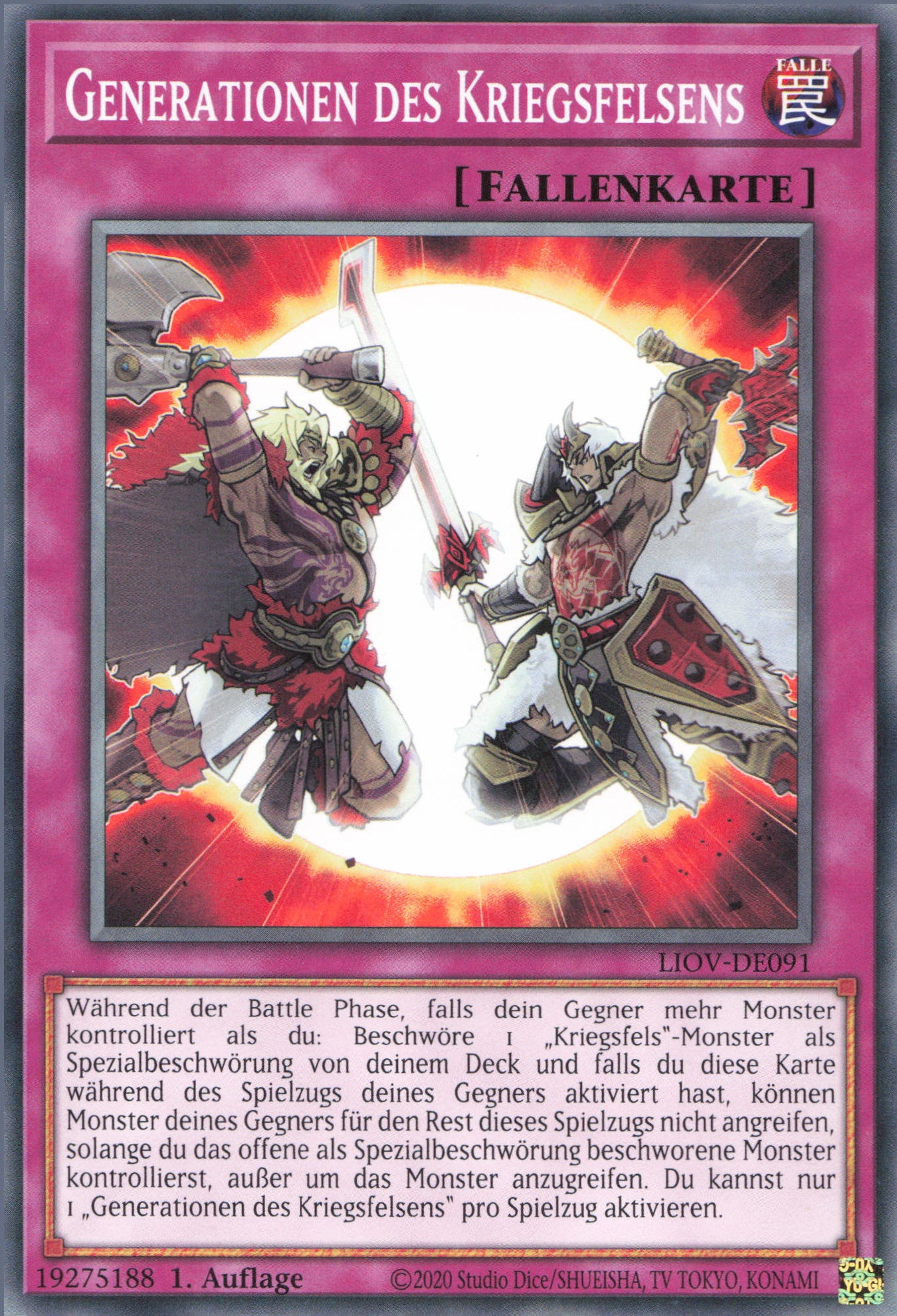 Yu-Gi-Oh! Generationen des Kriegsfelsens
