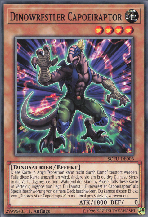 Dinowrestler Capoeiraptor SOFU-DE006 Common