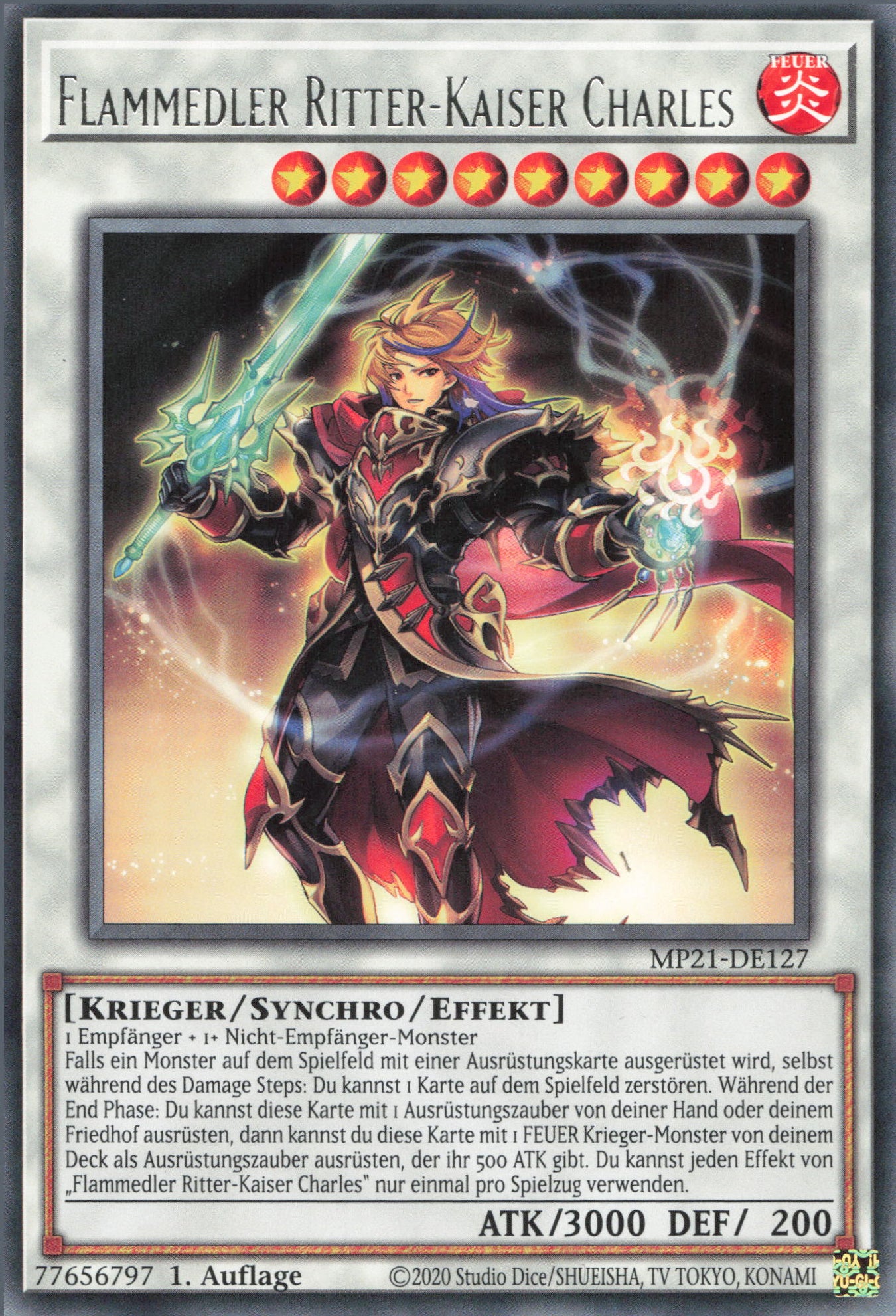 Yu-Gi-Oh! Flammedler Ritter-Kaiser Charles