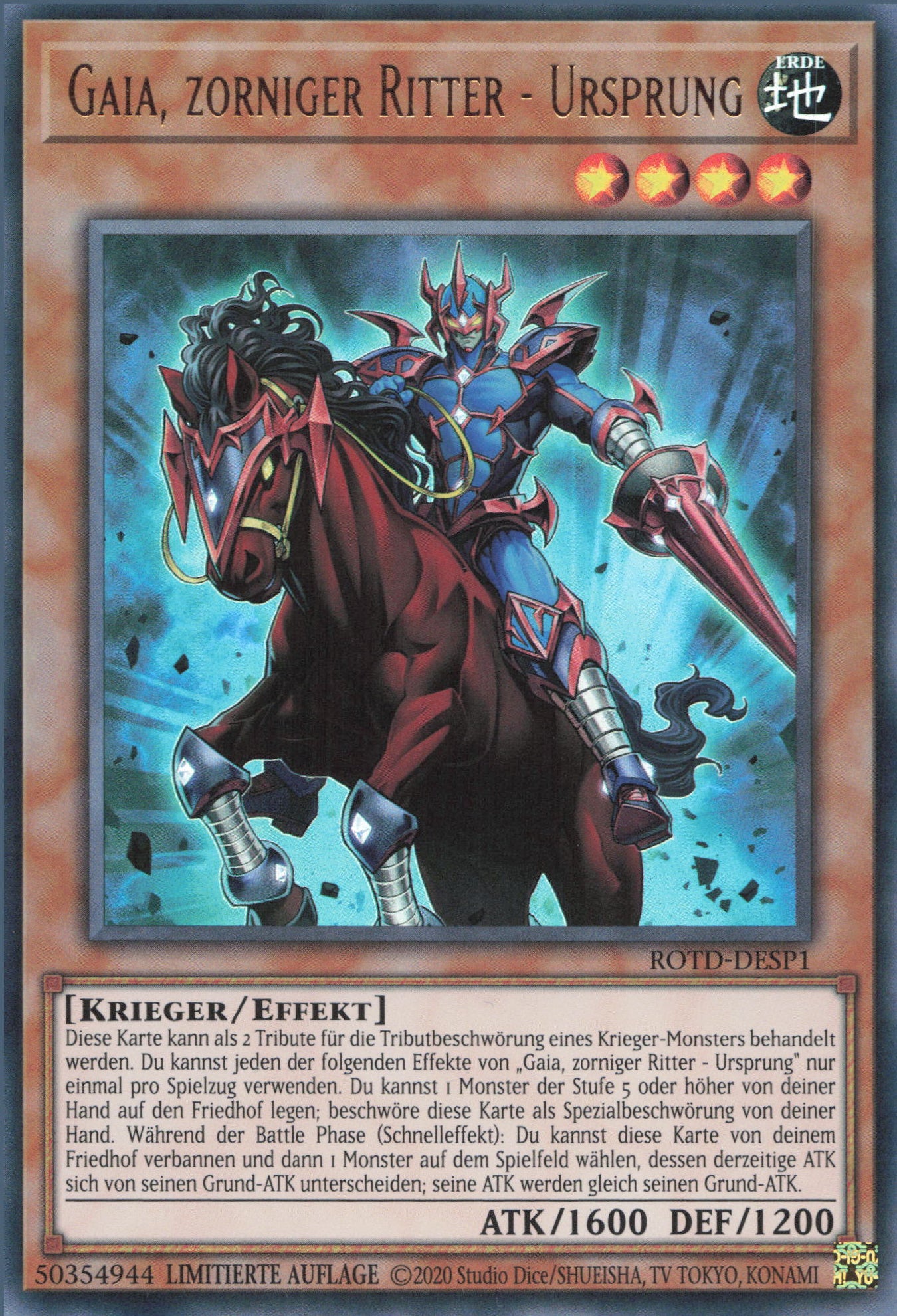 Yu-Gi-Oh! Gaia, zorniger Ritter - Ursprung (V.2)
