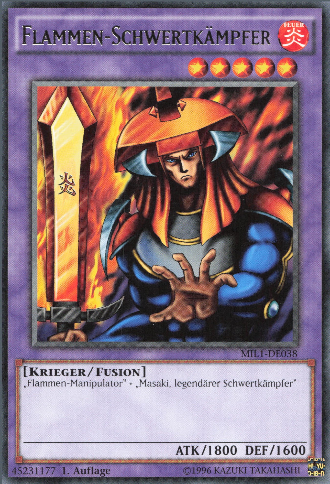 Yu-Gi-Oh! Flammen-Schwertkämpfer