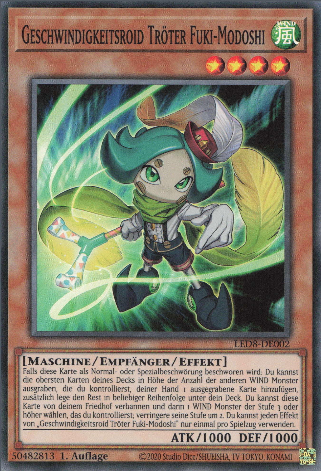 Yu-Gi-Oh! Geschwindigkeitsroid Tröter Fuki-Modoshi