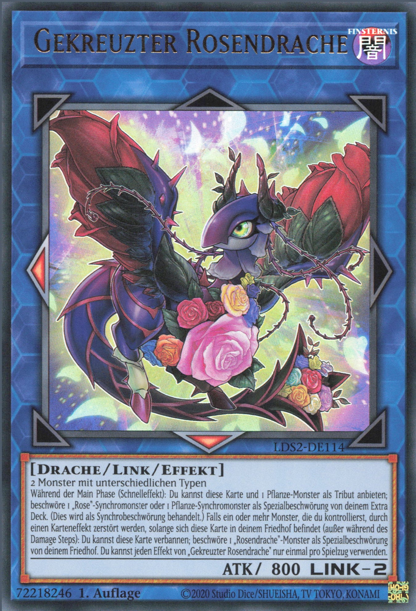 Yu-Gi-Oh! Gekreuzter Rosendrache (V.1)