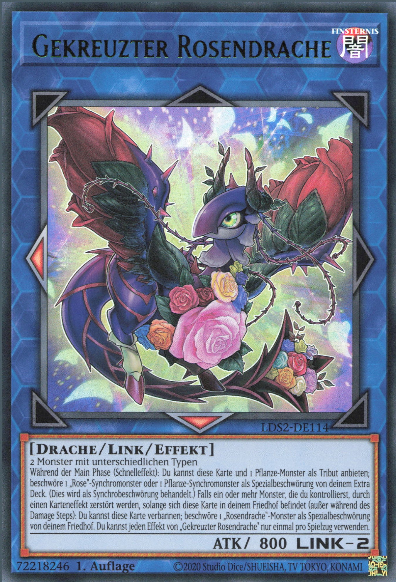 Yu-Gi-Oh! Gekreuzter Rosendrache (V.3)