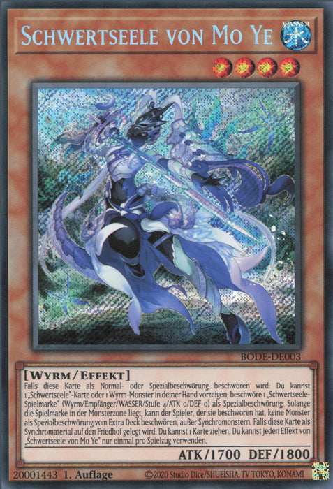 Schwertseele von Mo Ye BODE-DE003 Secret Rare