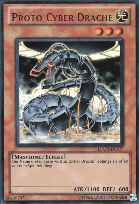 Proto-Cyber Drache LCGX-DE177 Ultra Rare