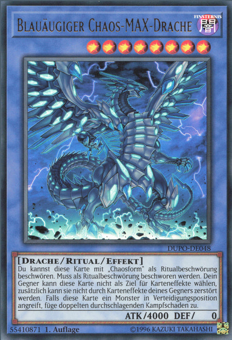 Blauäugiger Chaos-MAX-Drache DUPO-DE048 Ultra Rare
