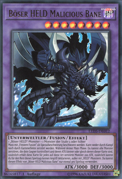 Böser HELD Malicious Bane LED5-DE012 Ultra Rare